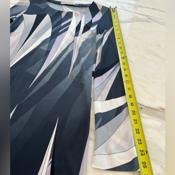 EMILIO PUCCI BLACK MULTI DRESS MODEL 46RL22 SIZE IT 42 / US 8 - Picture 11 of 17